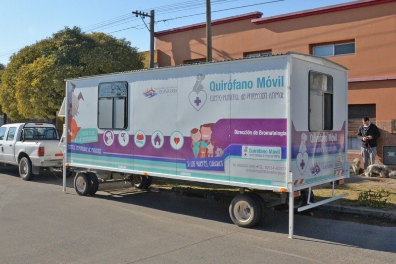 El quirfano veterinario mvil estar en Villa Aurora